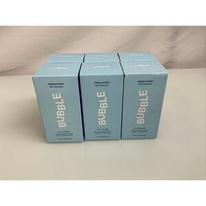 (6) BUBBLE Skincare FRESH START Gel Cleanser~For All Skin Types 1.7 fl oz Ea New